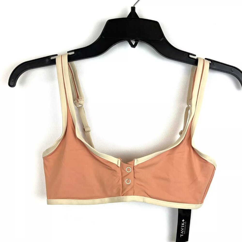 Tavik Women’s Marlowe Orange Underwire Bikini Top Size XS
